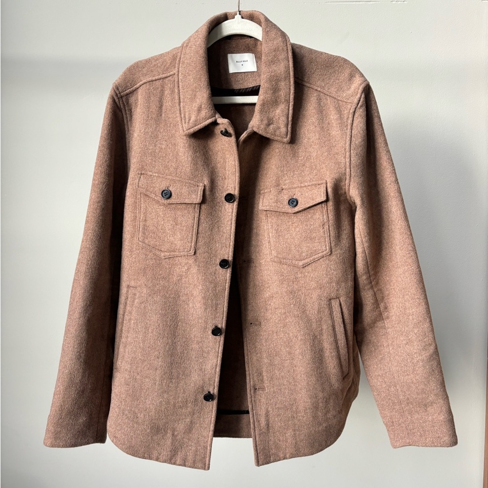 Billy Reid Men’s Shacket Tan Oatmeal Button Down